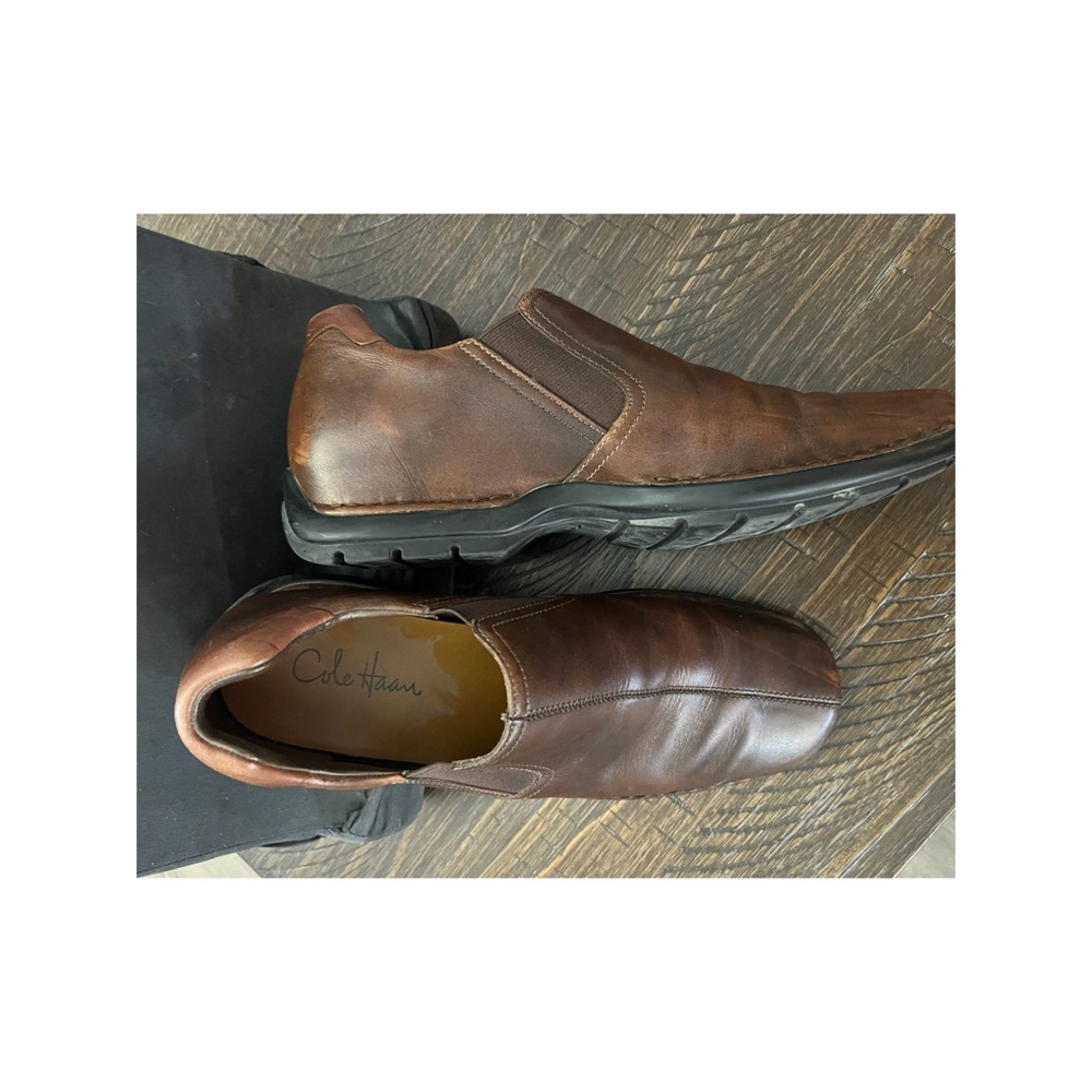 Cole Haan Dark Brown Leather Loafers